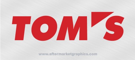 Tom's Toyota Performance Decals 01 - Pair (2 pieces)